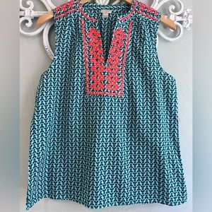 J. Crew Sleeveless Top Sz 10